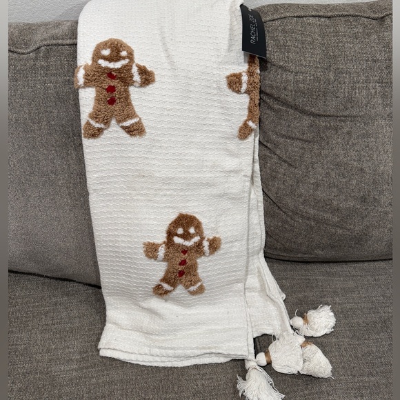 Rachel Zoe Other - NWT Gingerbread Tufted Throw Blanket